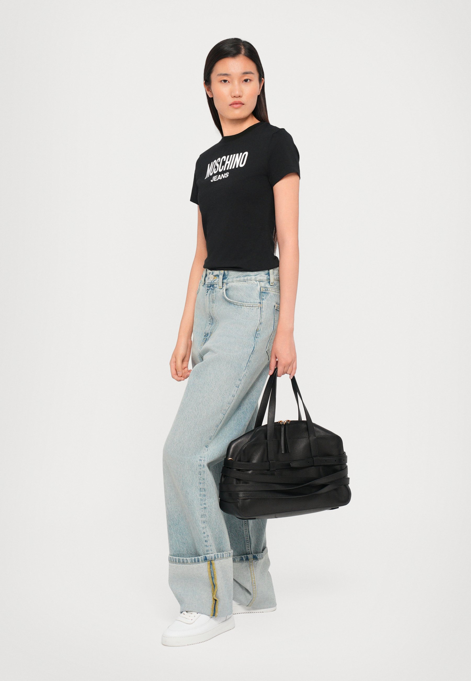 MOSCHINO JEANS Print T-shirt - multi black/black - Zalando.co.uk