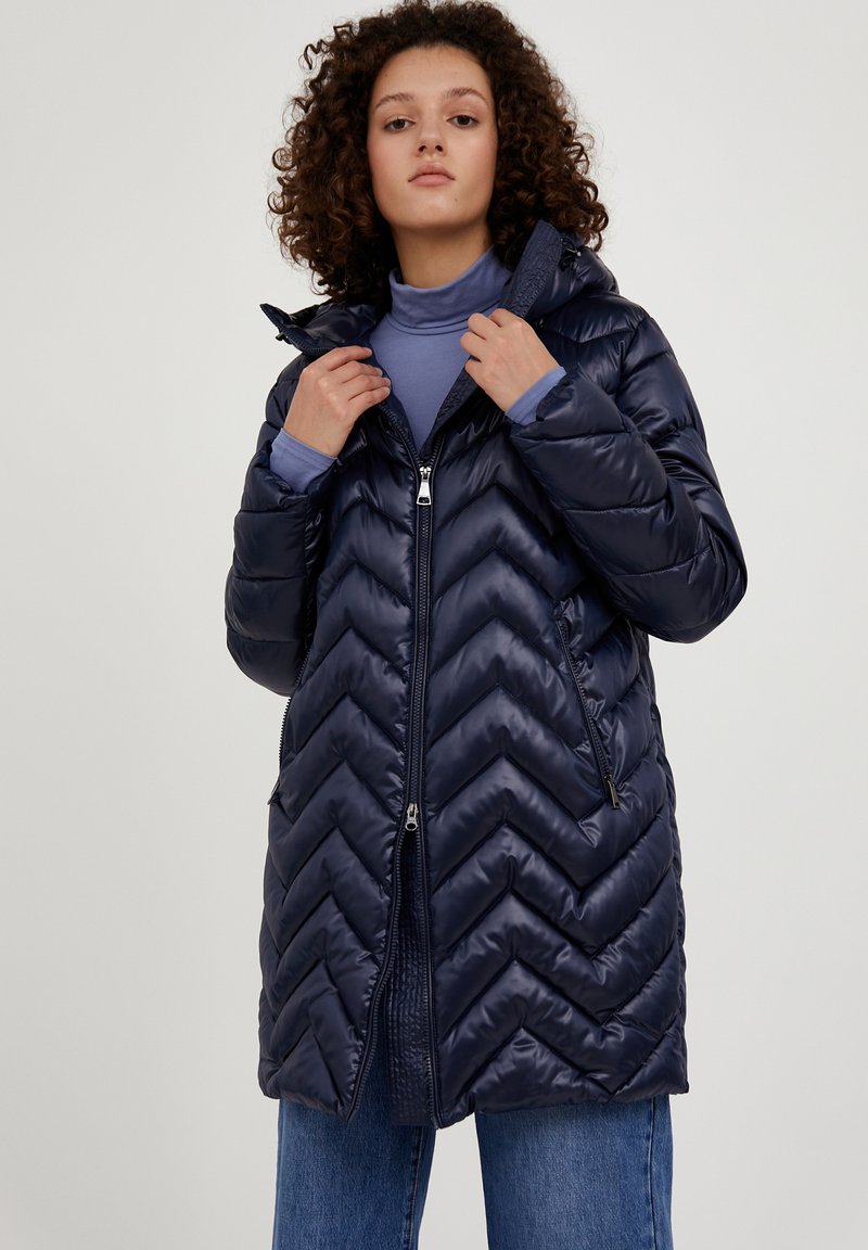 Damen Parkas | Finn Flare Wintermantel dark blue/dunkelblau - HR14022 Damen Parkas | Finn Flare Wintermantel dark blue/dunkelblau - HR14022