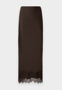 VIELLETTE ANKLE SKIRT - Jupe longue - coffee bean