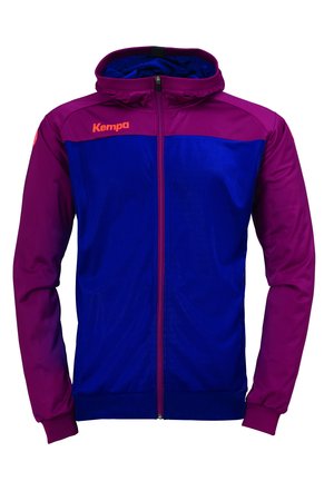 Trainingsjacke - deep blau deep rot