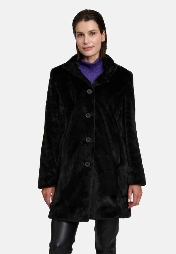 CASUAL MET KNOPEN - Wintermantel - schwarz