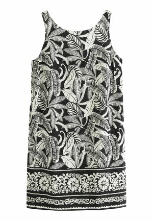 REGULAR FIT - Kotelomekko - black on white