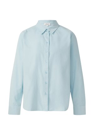 Overhemdblouse - pastelltürkis