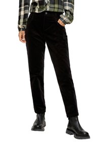 s.Oliver AUS STRETCH - Broek - schwarz