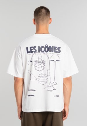 LES ICONES - T-Shirt print - white