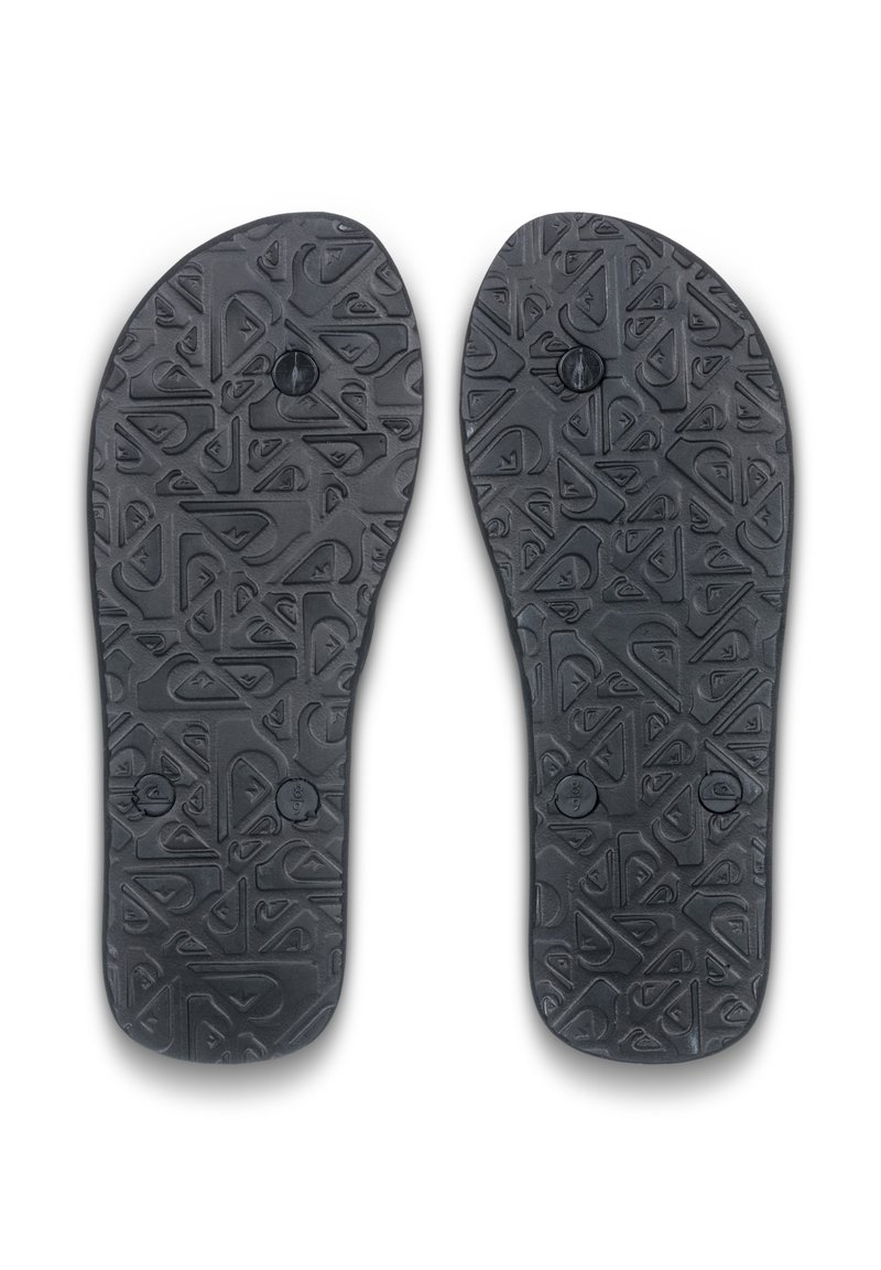 Quiksilver MOLOKAI ART 25 T-bar sandals black camo/black Zalando