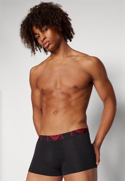 Emporio Armani TRUNK 3 PACK  - Uske bokserice - black
