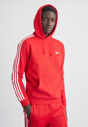 STRIPES HOODY - Φούτερ - better scarlet