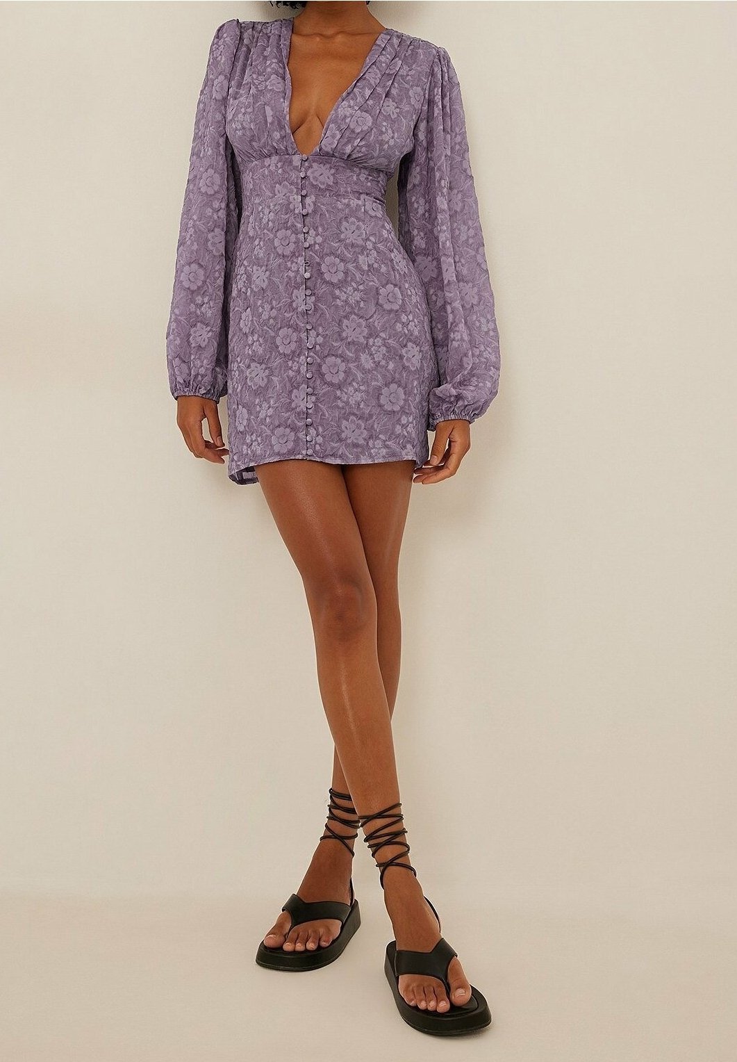 na kd purple dress NA-KD Day dress - purple - (Pre-owned)
