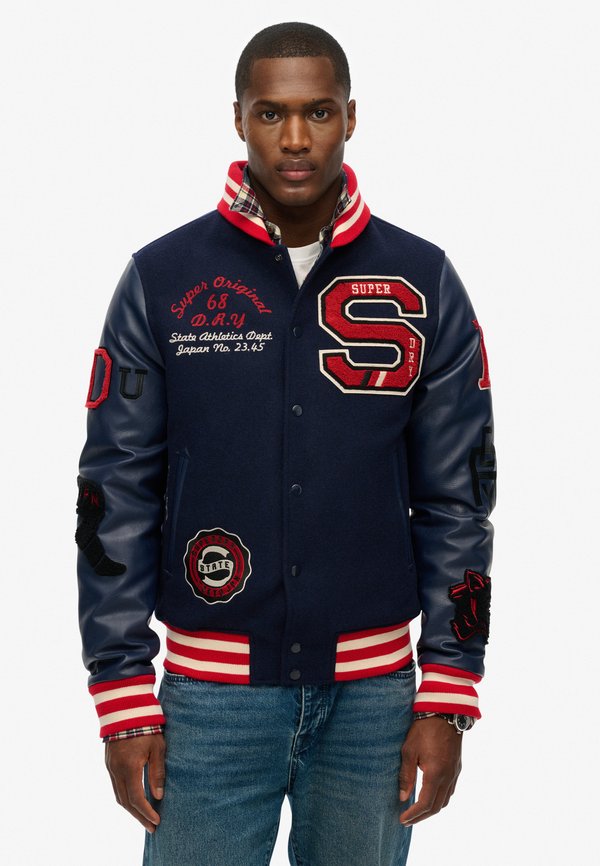 COLLEGE VARSITY PATCHED - Bomberjacke