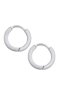 KUZZOI HOOPS MINIMAL - Örhänge - silver-coloured