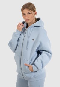 Smilodox EDA FULL ZIP HOODIE - Sudadera con cremallera - hellblau