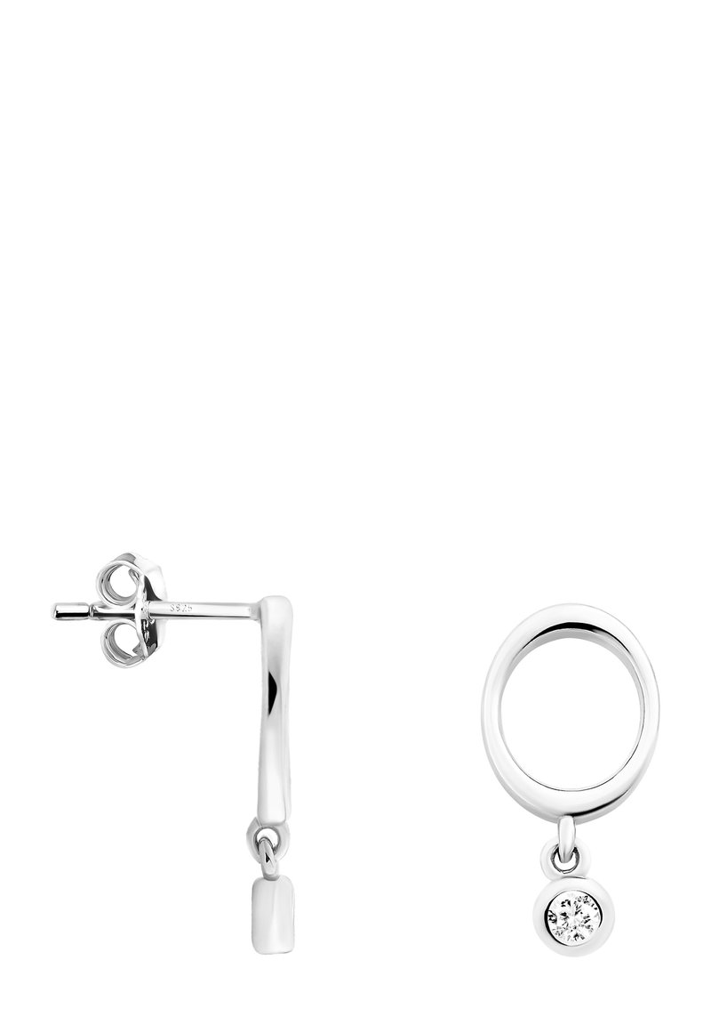 Boucles D'oreilles Pendantes Sofia Milani - Argent 925, Cercles Chaîne Plaqués Or
