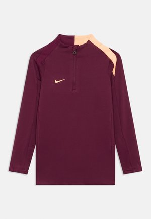 UNISEX - Top s dlhým rukávom - bordeaux/orange pulse