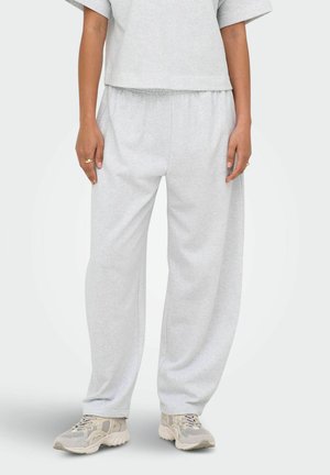 ONLY, JOGGERS ONLOFELIA COMFORT FIT JOGGERS - Pantalon classique - light grey melange
