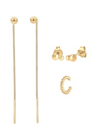 3 PACK BASIC - Boucles d'oreilles - gold-coloured