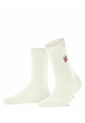 Cosy Wool X-Mas Gift Cotton-blend - Calze - off-white