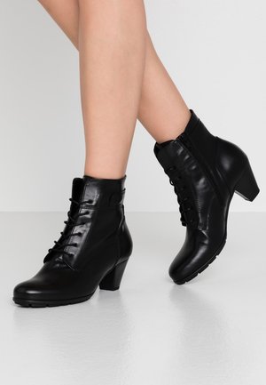 Gabor Bottines à lacets - black