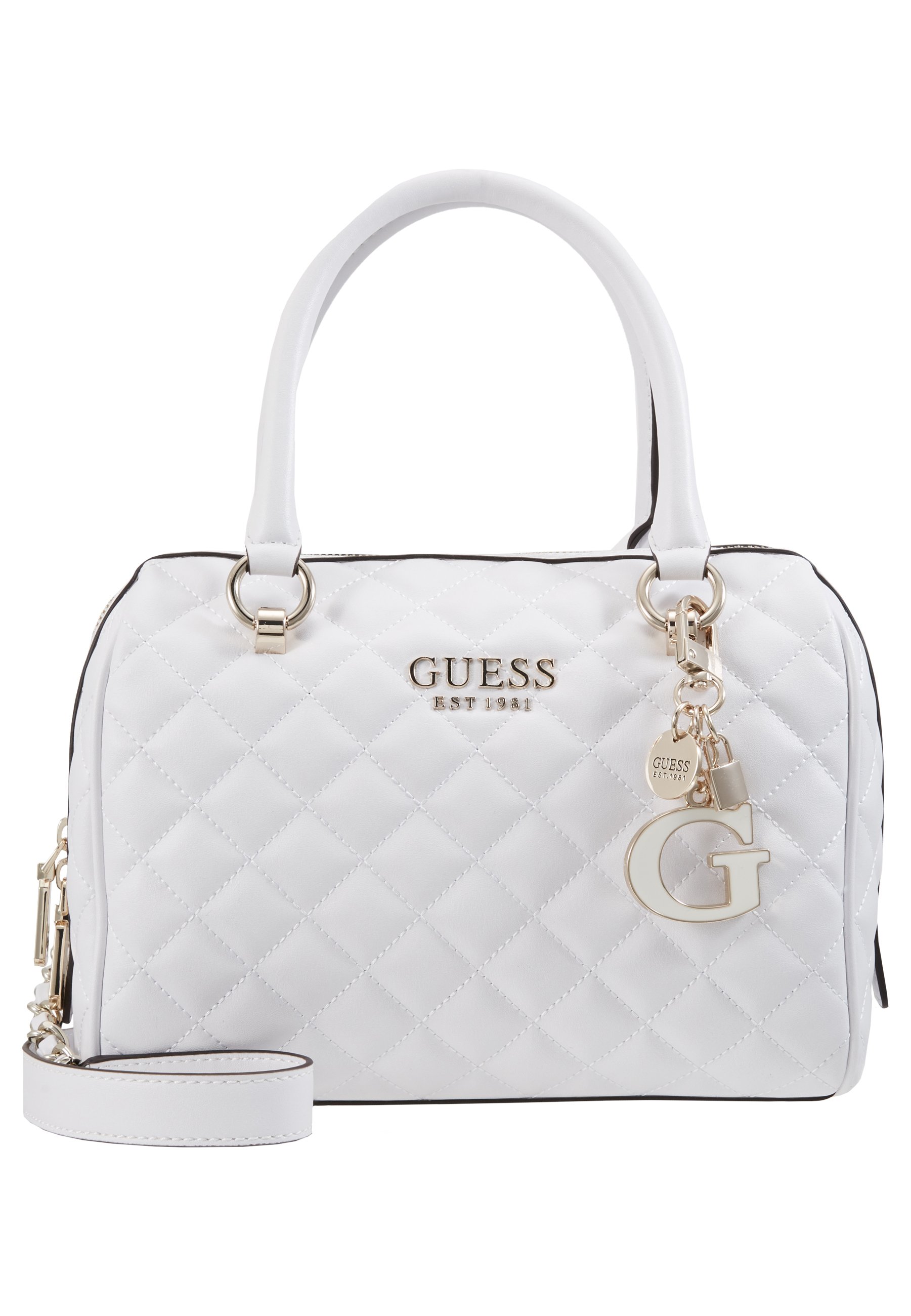 Guess MELISE BOX SATCHEL Håndveske white Zalando.no Guess MELISE BOX SATCHEL Håndveske white Zalando.no