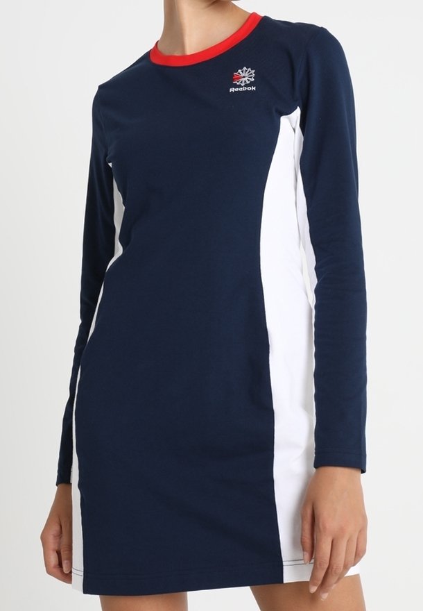 Reebok Classic Jersey dress - dark blue - (Pre-owned) - Zalando.ie Reebok Classic Jersey dress - dark blue - (Pre-owned) - Zalando.ie