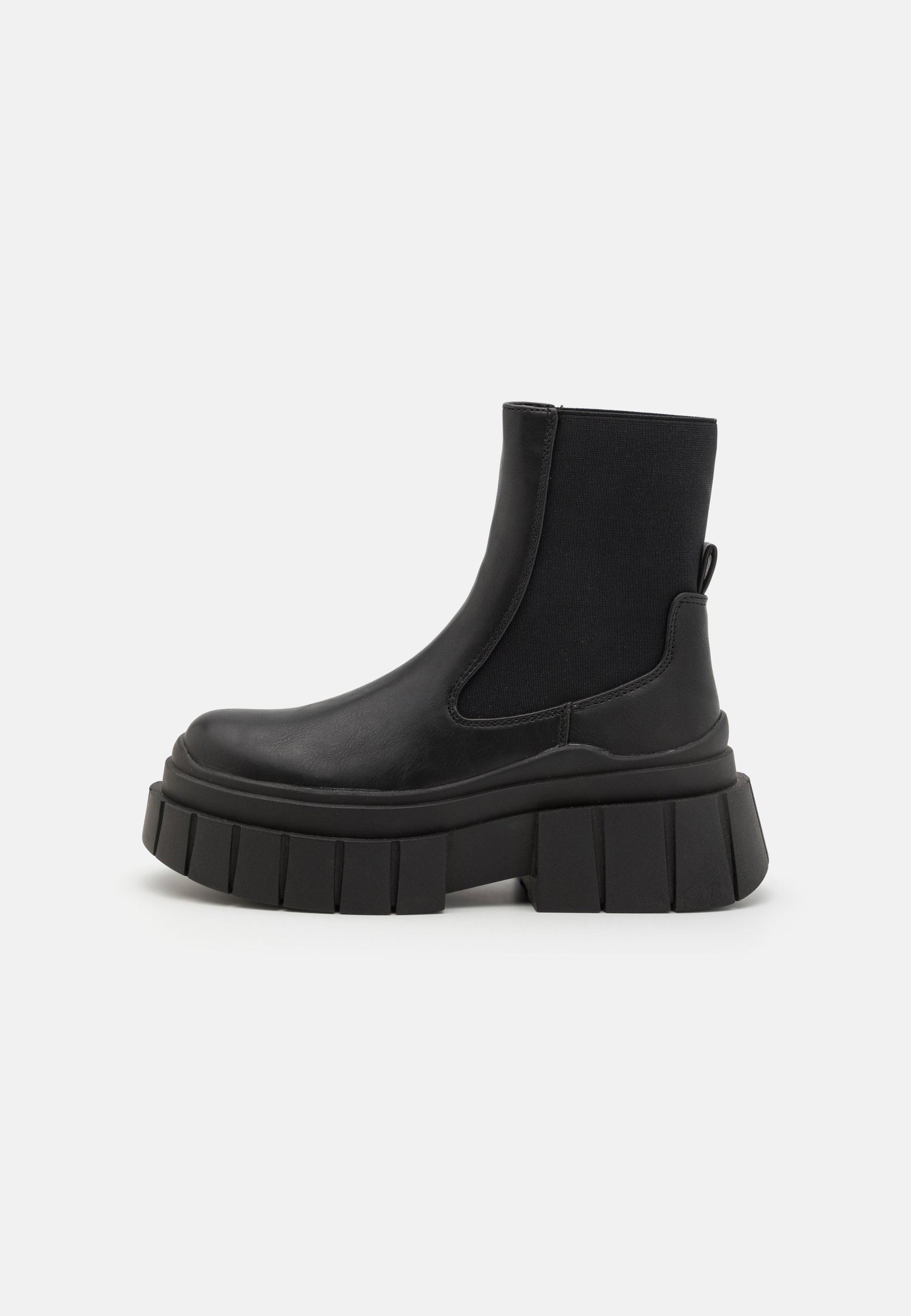Even&Odd Botas de tornozelo com plataforma black/preto