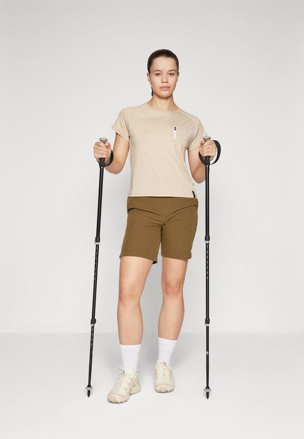 YVON - Outdoor shorts - dark olive4