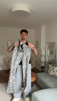 Twisted Tailor EMBER TROUSER - Kalhoty - black/white