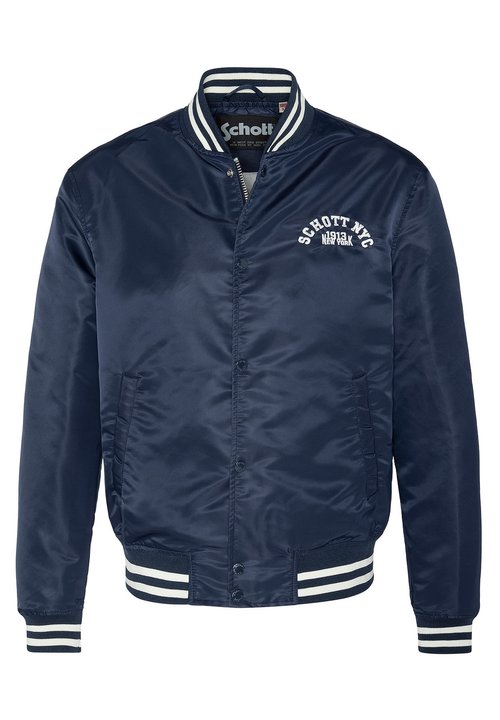 Schott NYC Unisex Pufferjacke – Mit Kapuze, Langer Reißverschluss, Casual Style