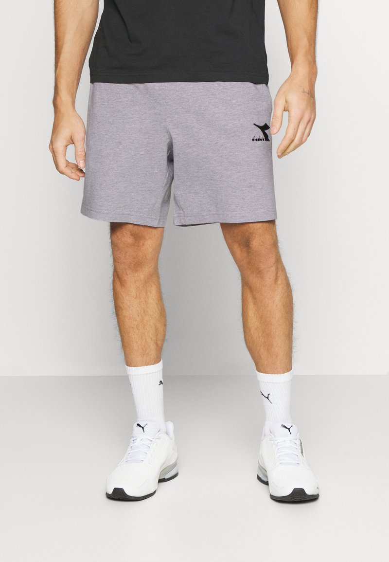 Diadora CORE - Rövidnadrágok - light middle gray melange