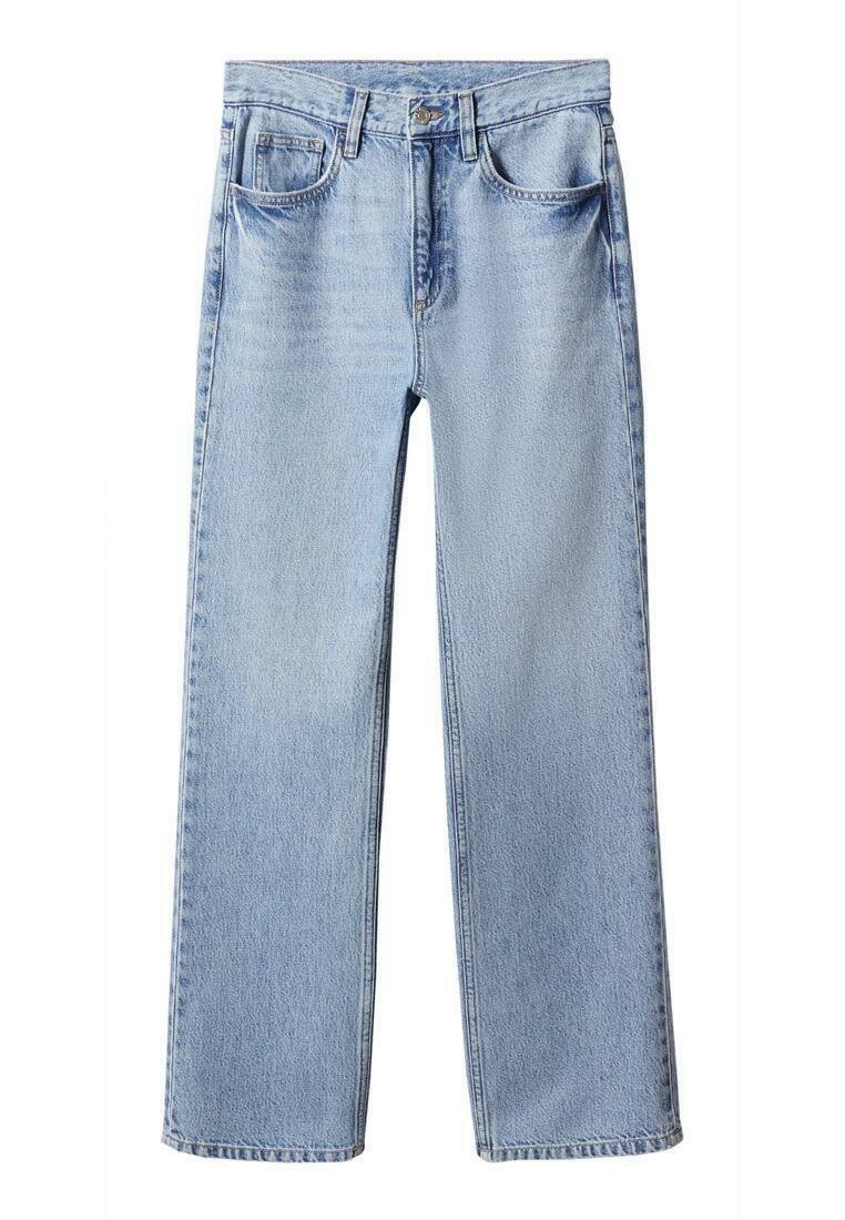Mango Straight leg jeans blauw