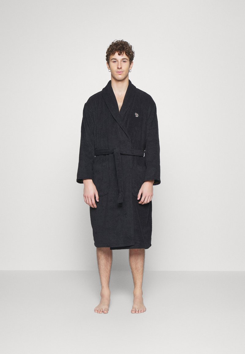 Paul Smith - DRESSING GOWN ZEBRA - Peignoir - black, Agrandir