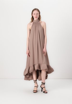 Malina SABRINA HALTERNECK RUFFLED - Svečana odjeća - taupe