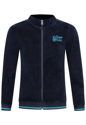 Sweater met rits - blue