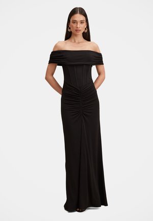 Forever New, ANIA RUCHED BARDOT DRESS - Robe de cocktail - black