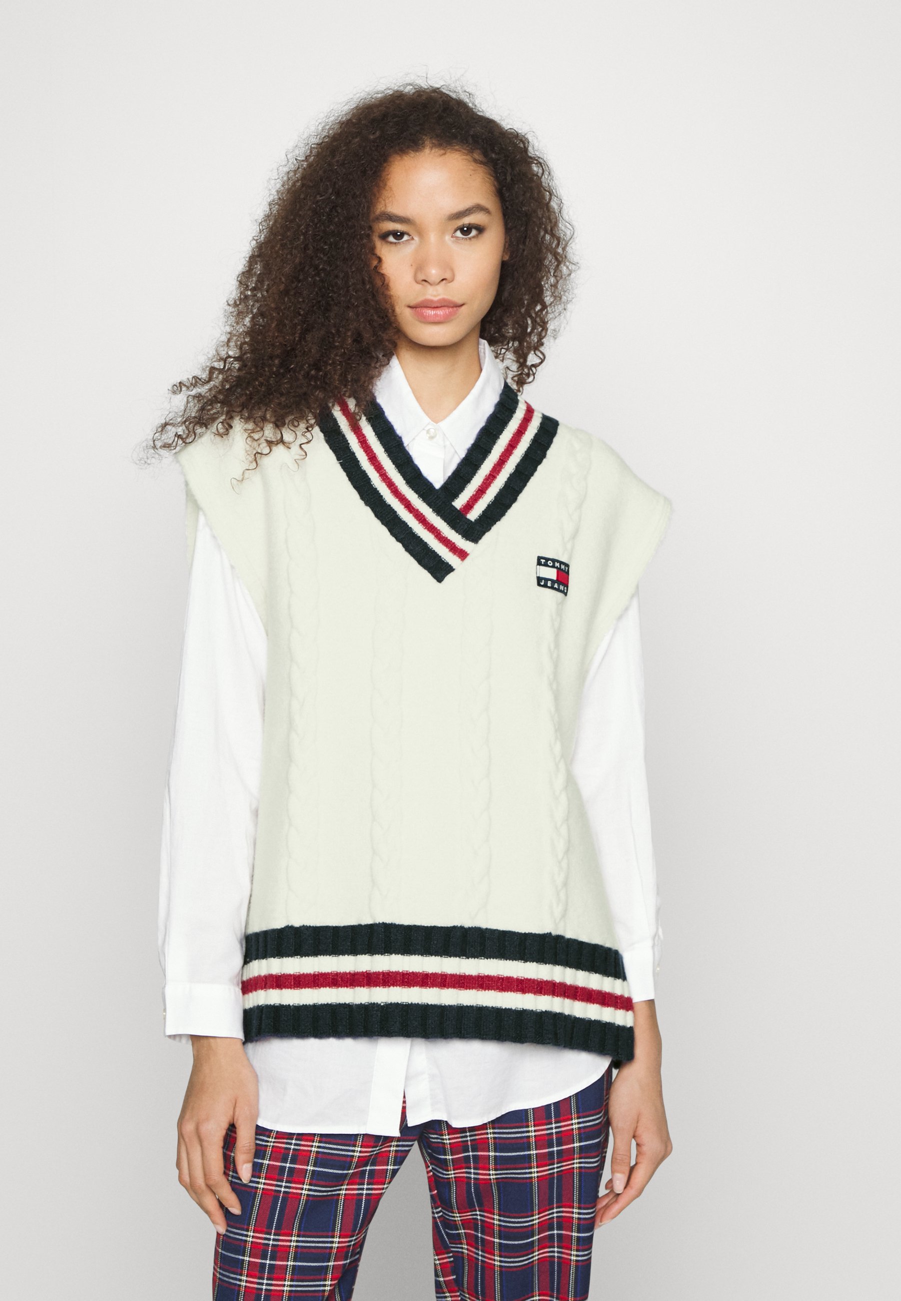 oversized vest jumper