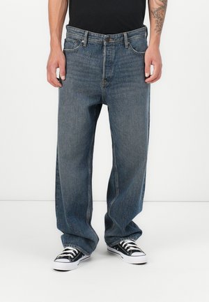 JJIALEX JJORIGINAL  - Baggy fit teksad - blue denim