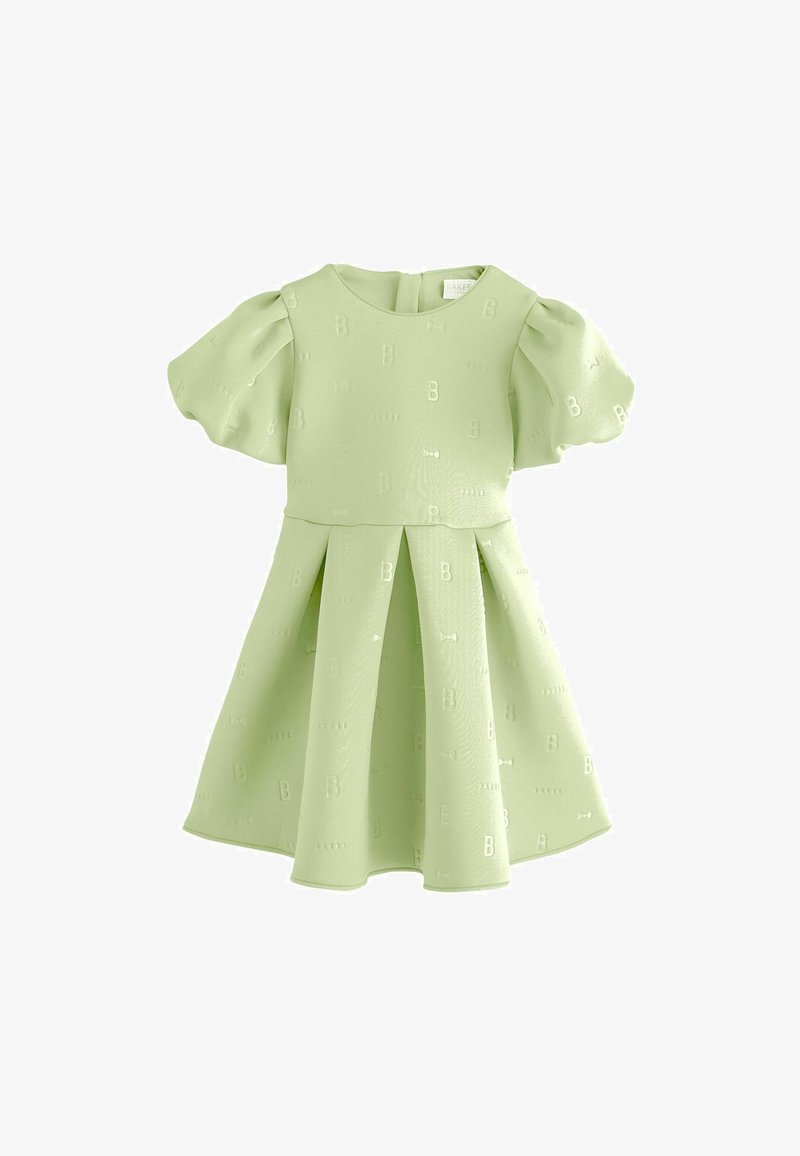 Baker by Ted Baker REGULAR FIT PUFF SLEEVE EMBOSSED - Day dress - lime green /green - Zalando Baker by Ted Baker REGULAR FIT PUFF SLEEVE EMBOSSED - Day dress - lime green /green - Zalando