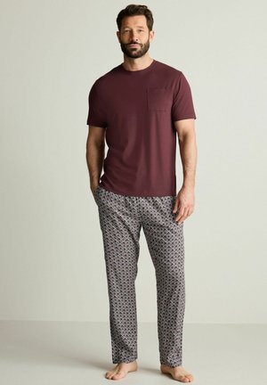 Next LIGHTWEIGHT  SET - REGULAR FIT - Pyjamas - purple soft geo