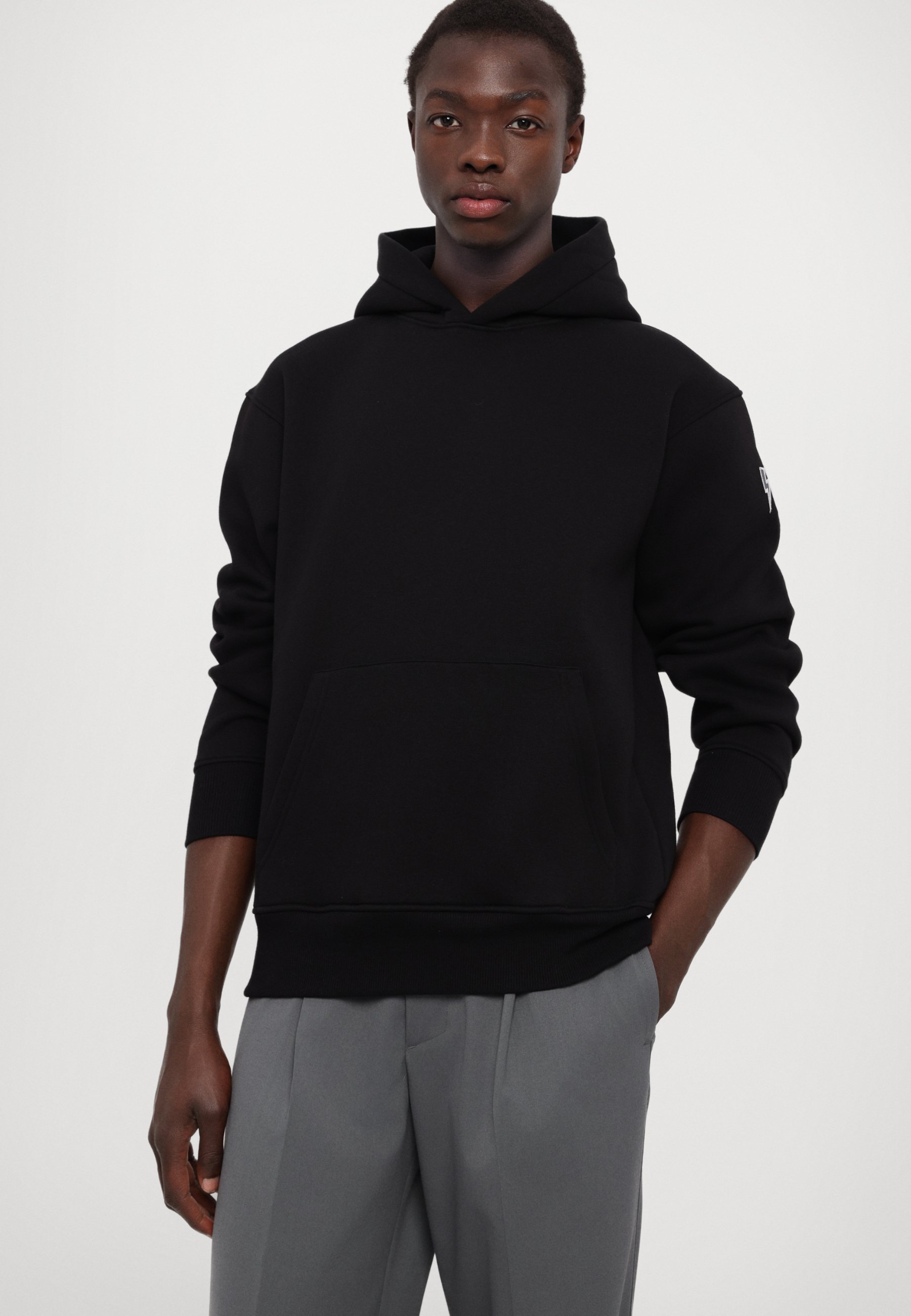 Neil Barrett EASY DROP SHOULDER DOUBLE BOLTS HOODIE