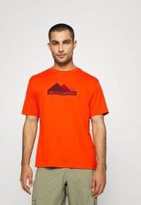 Helly Hansen - TECH GRAPHIC  - Triko s potiskem - patrol orange Miniatura obrázku 1