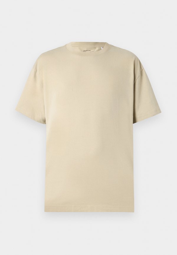 OVERSIZED - Basic T-shirt - light khaki4