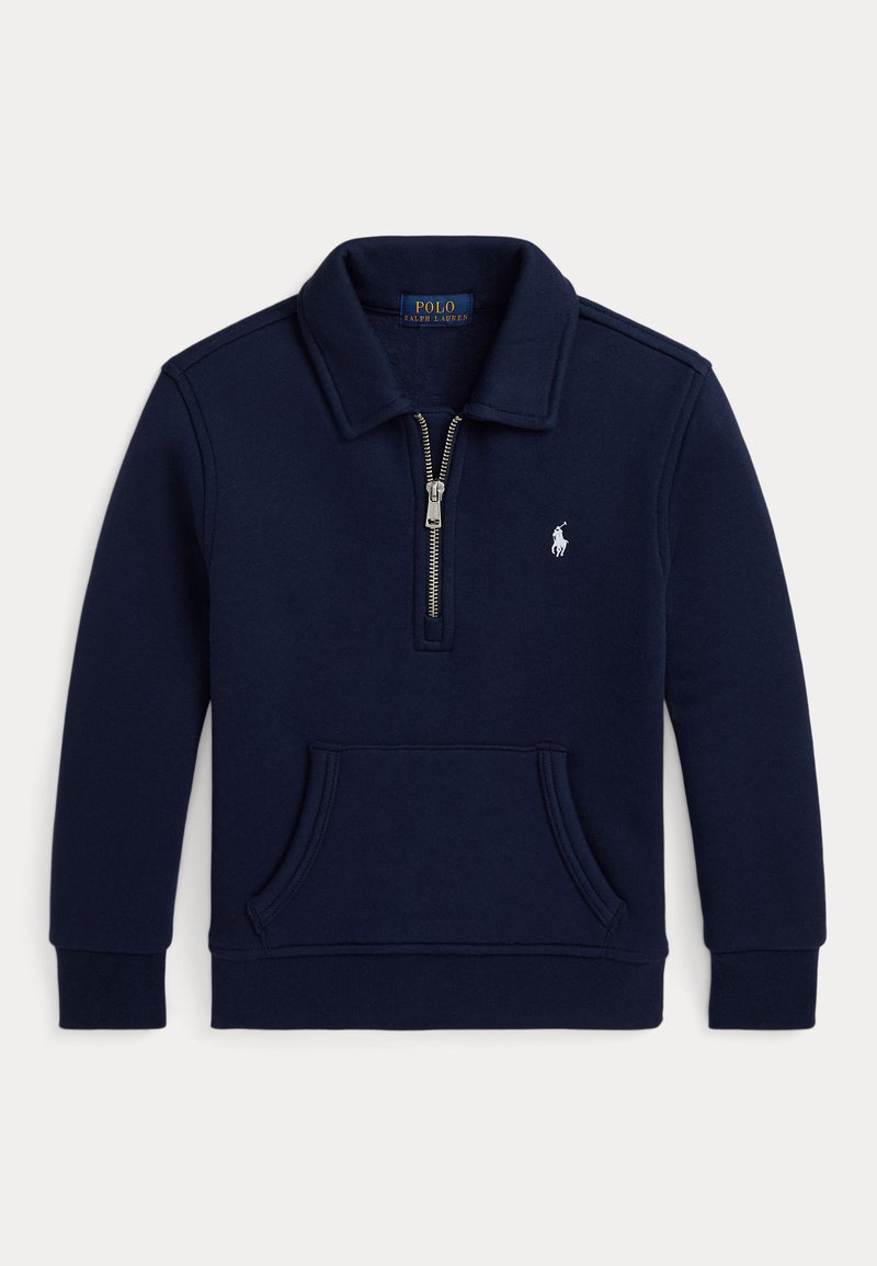 Polo Ralph Lauren - FLEECE QUARTER-ZIP PULLOVER - Sweatshirt - refined navy, Agrandir