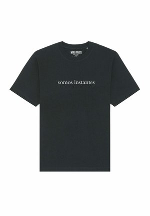 SOMOS INSTANTES PRINT HEAVYWEIGHT - Print T-shirt - black