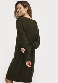 Ellos Collection KLEID - Gebreide jurk - grün