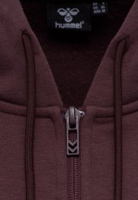 Hummel Felpa con zip - brown