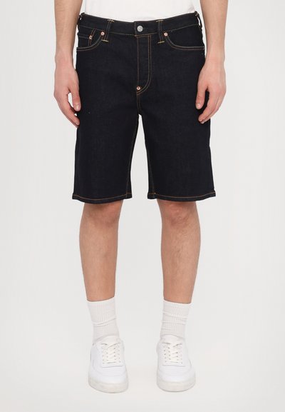 Evisu GRAFFITI - Pantaloni scurți din denim - indigo