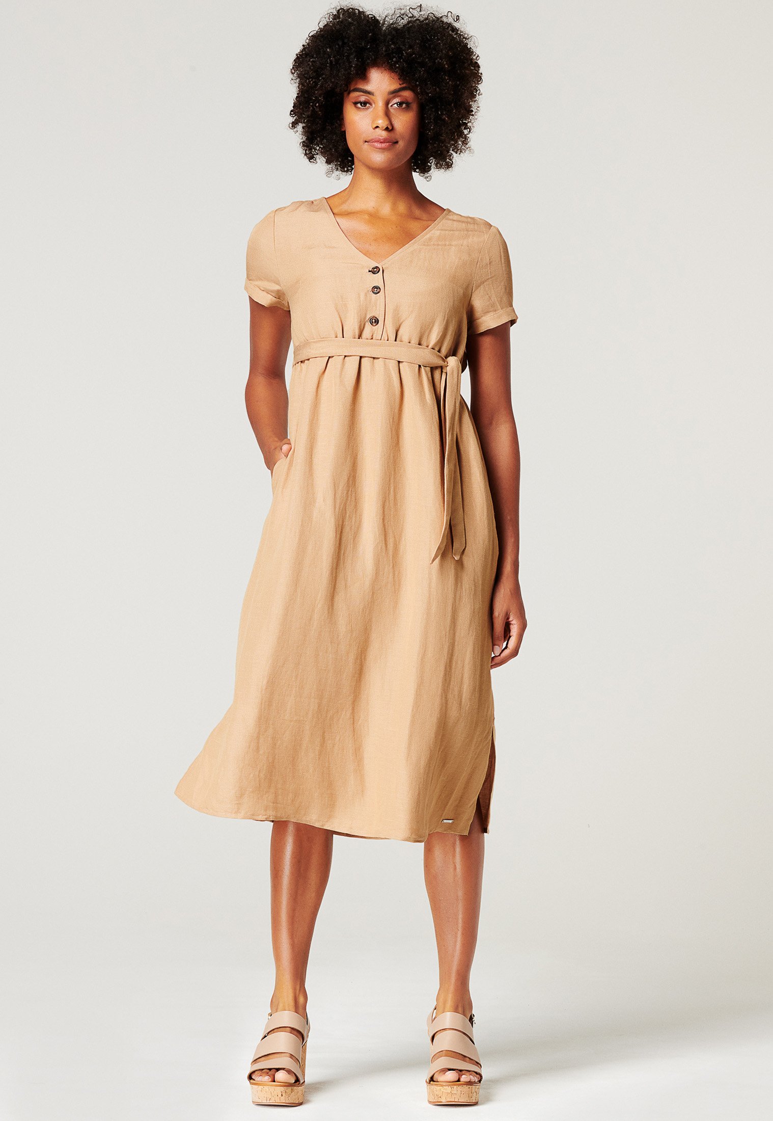 Esprit Maternity Freizeitkleid - sand - Zalando.de