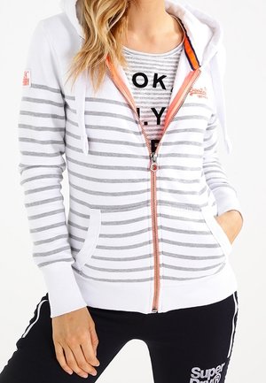 Sweat zippé - white