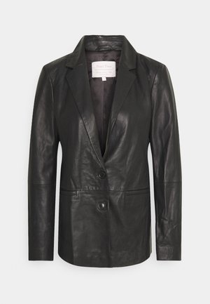 Leren jas - black