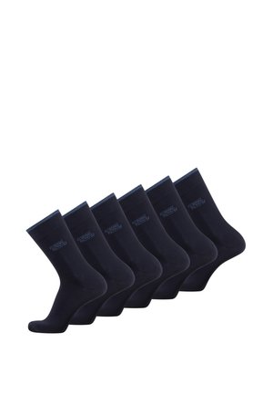 PACK OF 6 - Strømper - navy